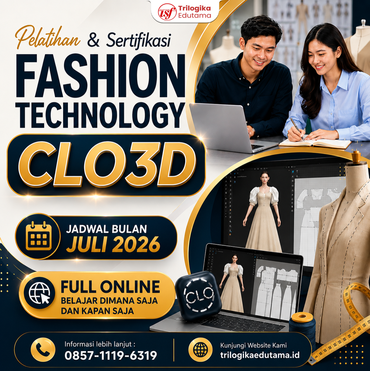 DIKLAT DAN PELATIHAN CLO3D BNSP JULI 2026